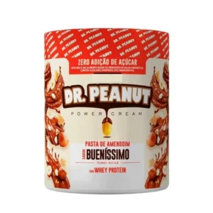 Pasta de Amendoim Whey Protein Dr. Peanut 600g Bueníssimo