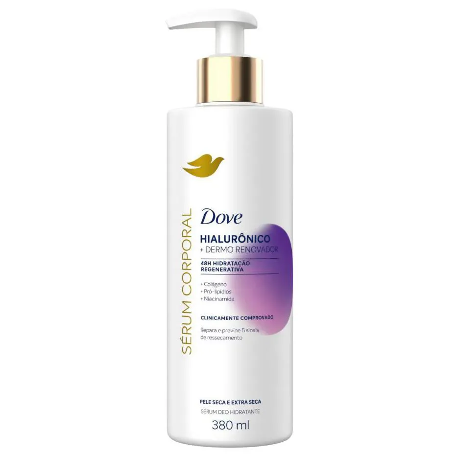 Sérum Corporal Dove Hialurônico + Dermo Renovador 380ml