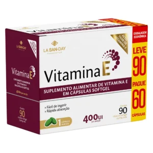 Vitamina e 400ui – 90 cápsulas – La San Day