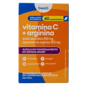 Vitamina C + Arginina Bwell 60 Comprimidos
