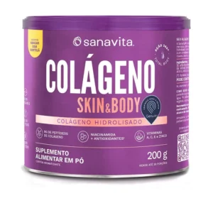 Colágeno Sanavita Skin Abacaxi com Hortelã Pó 200g