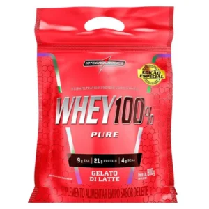 Whey 100% Pure Refil (900g) – Sabor: Gelato Di Latte