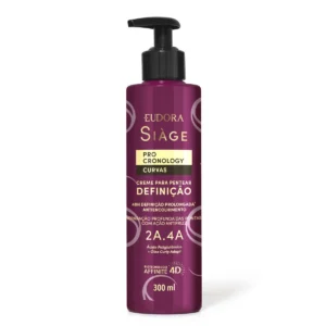 Creme para Pentear Definição Eudora Siàge Pro Cronology Curvas 300ml