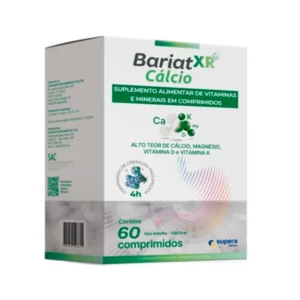 Cálcio Bariat XR com 60 Comprimidos de Liberação Prolongada