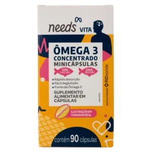 Ômega 3 Needs Vita 90 Mini Cápsulas