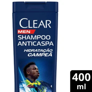 Shampoo Anticaspa Clear Men Hidratação Campeã Vini Júnior 400ml