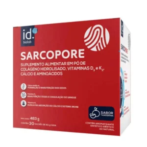 Suplemento Alimentar em Pó Sarcopore Sabor Tangerina – 30 Sachês