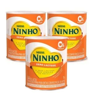 Kit 3 Nestlé Ninho Zero Lactose Composto Lácteo 700g