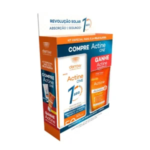 Kit Darrow Actine One Protetor Solar Facil FPS50 40g + Gel de Limpeza 40g