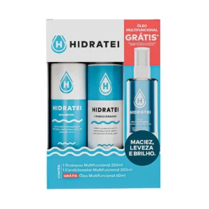 Kit Hidratei Multifuncional Shampoo 250ml + Condicionador 200ml + 1 Óleo 60ml