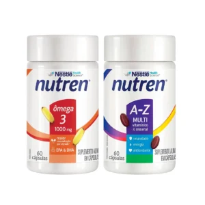 Kit Nutren Ômega 3 1000mg 60 cápsulas + Polivitamínico A-Z Multi 60 cápsulas