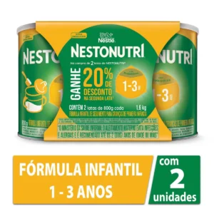 Fórmula Infantil Nestlé Nestonutri 800g Pack com 20% de Desconto na Segunda Lata