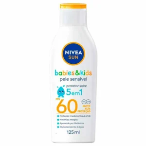 Nivea Sun Protetor Solar Kids & Babies Pele Sensível Fps 60 125ml