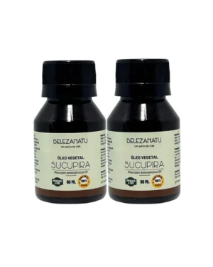 Kit 02 Unidades Óleo Vegetal Sucupira 60Ml – Belezanatu