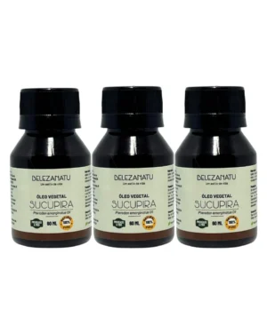Kit 03 Unidades Óleo Vegetal Sucupira 60Ml – Belezanatu