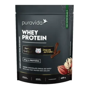 Whey Protein Puravida Língua de Gato Sachê 450g