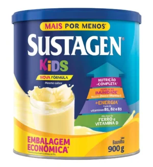 Suplemento Infantil Sustagen Kids a partir de 3 anos Baunilha 900g