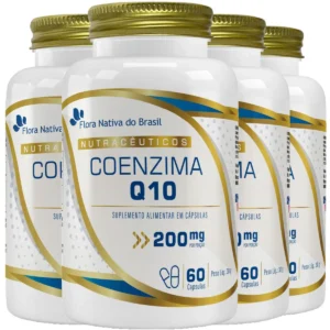 Coenzima Q10 200mg 4 X 60 cápsulas Flora Nativa