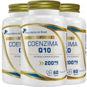 Coenzima Q10 200mg 3 X 60 cápsulas Flora Nativa
