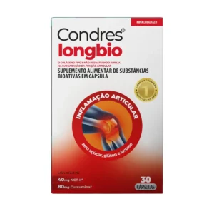 Colágeno Tipo II Não Hidrolisado Condres Long Bio Curcumina 30 cápsulas