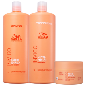 Kit Wella Professionals Invigo Nutri-Enrich Triplo Salon (3 Produtos)