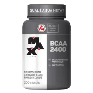 Bcaa Max Titanium 2400mg 200 cápsulas