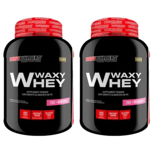 Kit Whey Protein BodyBuilders Waxy Whey Baunilha 2kg 2 unidades