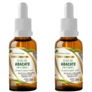 Kit 2x Óleo de Abacate com Vitamina e em Gotas 30ml – Flora Nativa