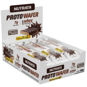 Proto Wafer – 12 Unidades de 30G Chocolate – Nutrata