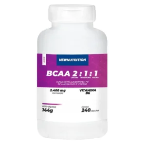 BCAA 2:1:1 2400mg Newnutrition 240 cápsulas