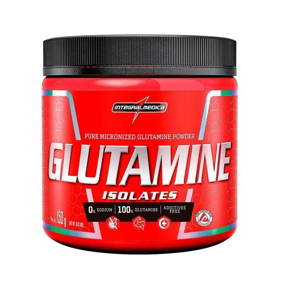 Glutamina Integralmedica Glutamine Isolates 100% Pura 300g