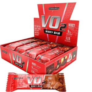 Barra de Proteína Vo2 Slim Integralmédica Chocolate 30g 12 unidades