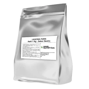 Leucina Po Pura 1kg Embalagem Refil Wvegan Vegano