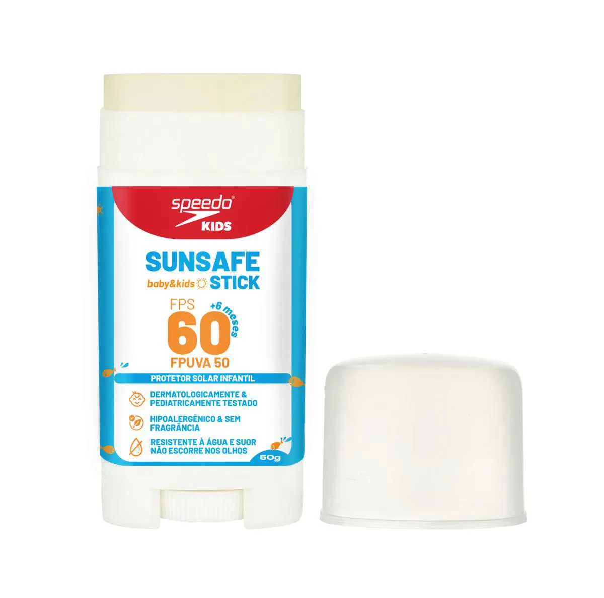 Protetor Solar Bastão Speedo Infantil Sunsafe Stick Baby & Kids Fps60 50G – Pink Cheeks