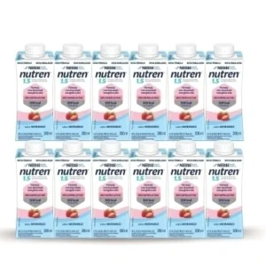 Nutrição Enteral E Oral Nutren 1.5 Morango 200Ml 12 Unidades