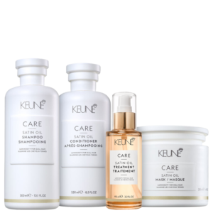 Kit Keune Satin Oil Treatment (4 Produtos)