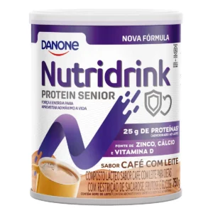 Suplemento Alimentar Nutridrink Protein Senior Pó sabor Café com Leite 750g