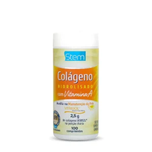 Colágeno Hidrolisado com Vitamina A 1000mg Stem 100 comprimidos