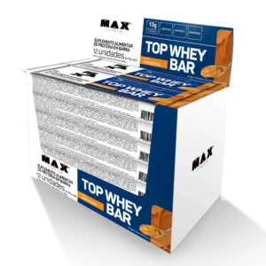 Top Whey Bar Display 12un de 41g – Amendoim