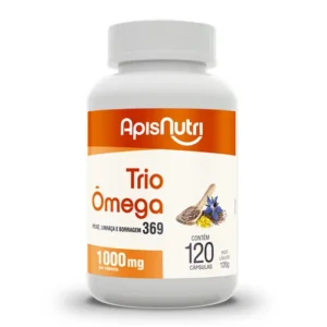 Trio Ômega 3, 6, 9 1000mg 120 Cápsulas – Apisnutri