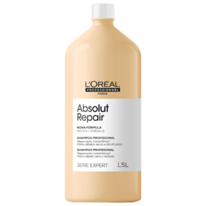 L’Oréal Professionnel Serie Expert Absolut Repair Omega-9 + Protein – Shampoo 1,5L