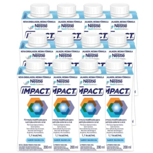 Nutrição Enteral E Oral Impact Baunilha 200Ml 12 Unidades