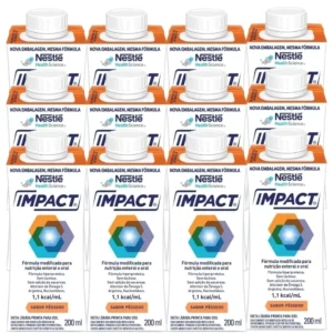 Nutrição Enteral E Oral Impact Pêssego 200Ml 12 Unidades