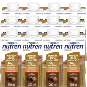 Complemento Alimentar Nutren Senior Chocolate 200Ml 12 Unidades